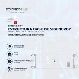  Kit de Instalación SigenStor para Montaje en Piso con Niveladores Ajustables 1