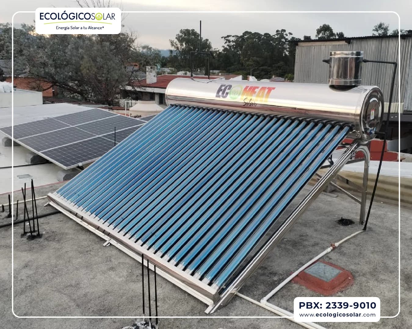 Aplicación Residencial de Calentador Solar