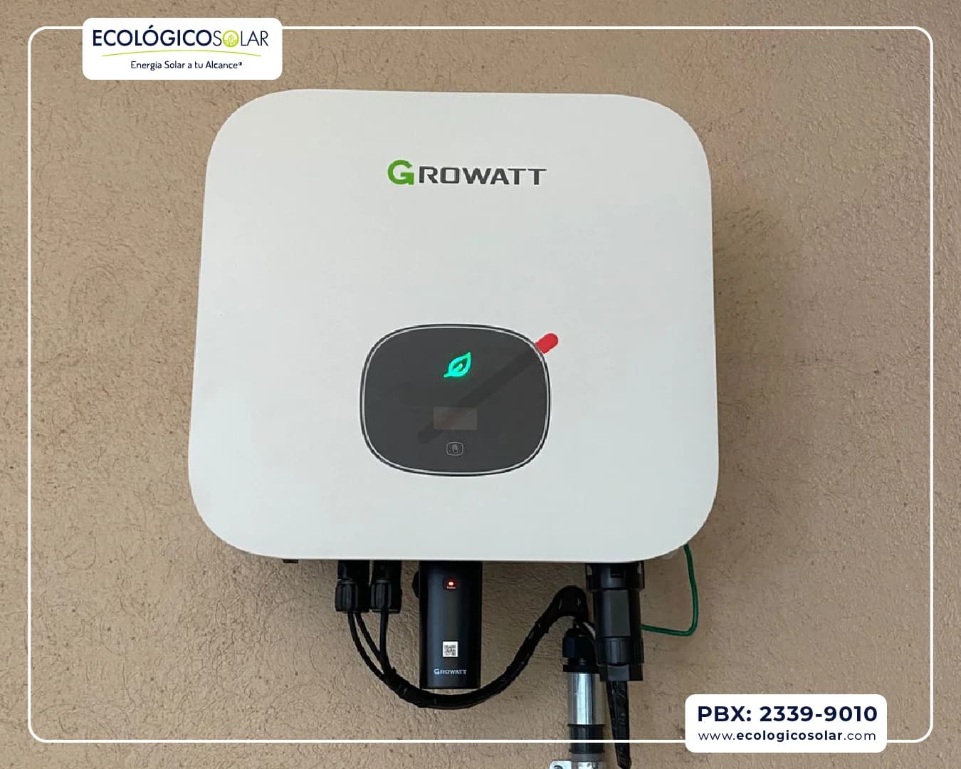Aplicación Residencial - Inversor Growatt MIN 5000TL-X2
