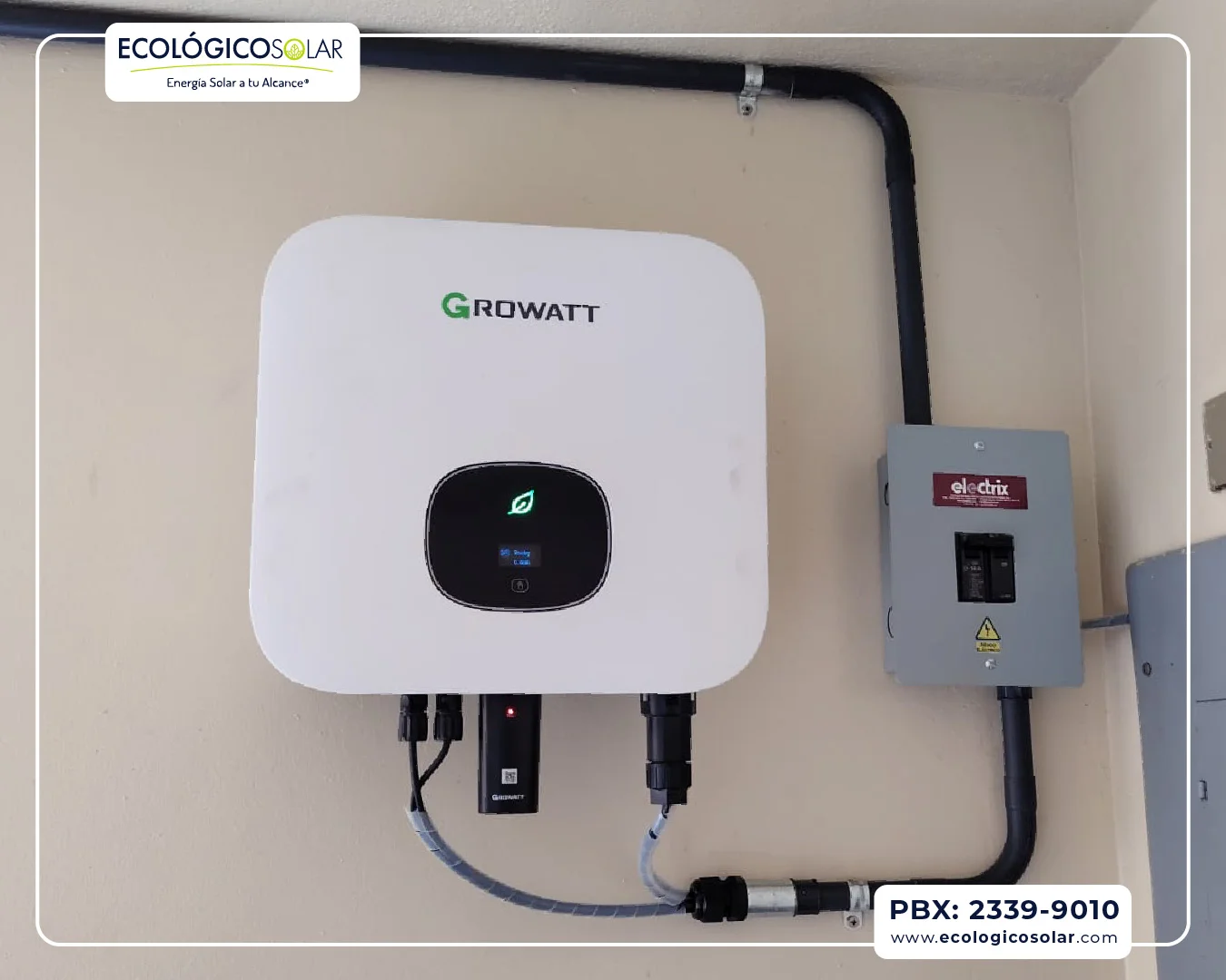 Aplicación Residencial - Inversor Growatt MIN 6000TL-X2