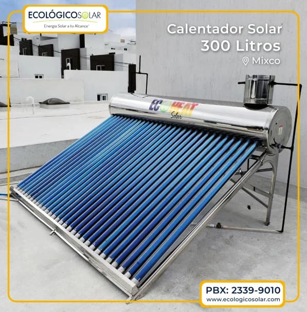 Aplicación Residencial Calentador Solar 300L